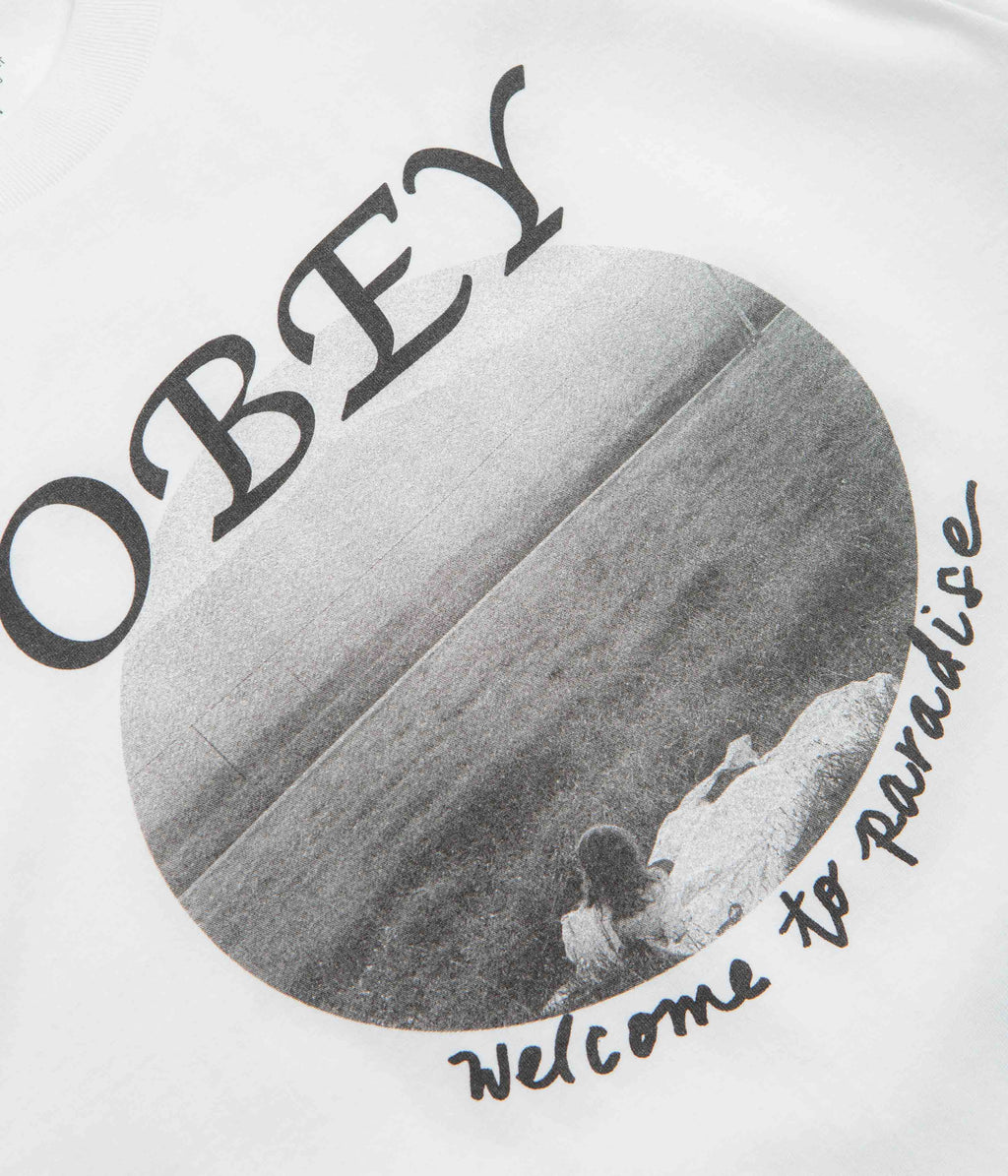 Obey Welcome To Paradise T-Shirt - White