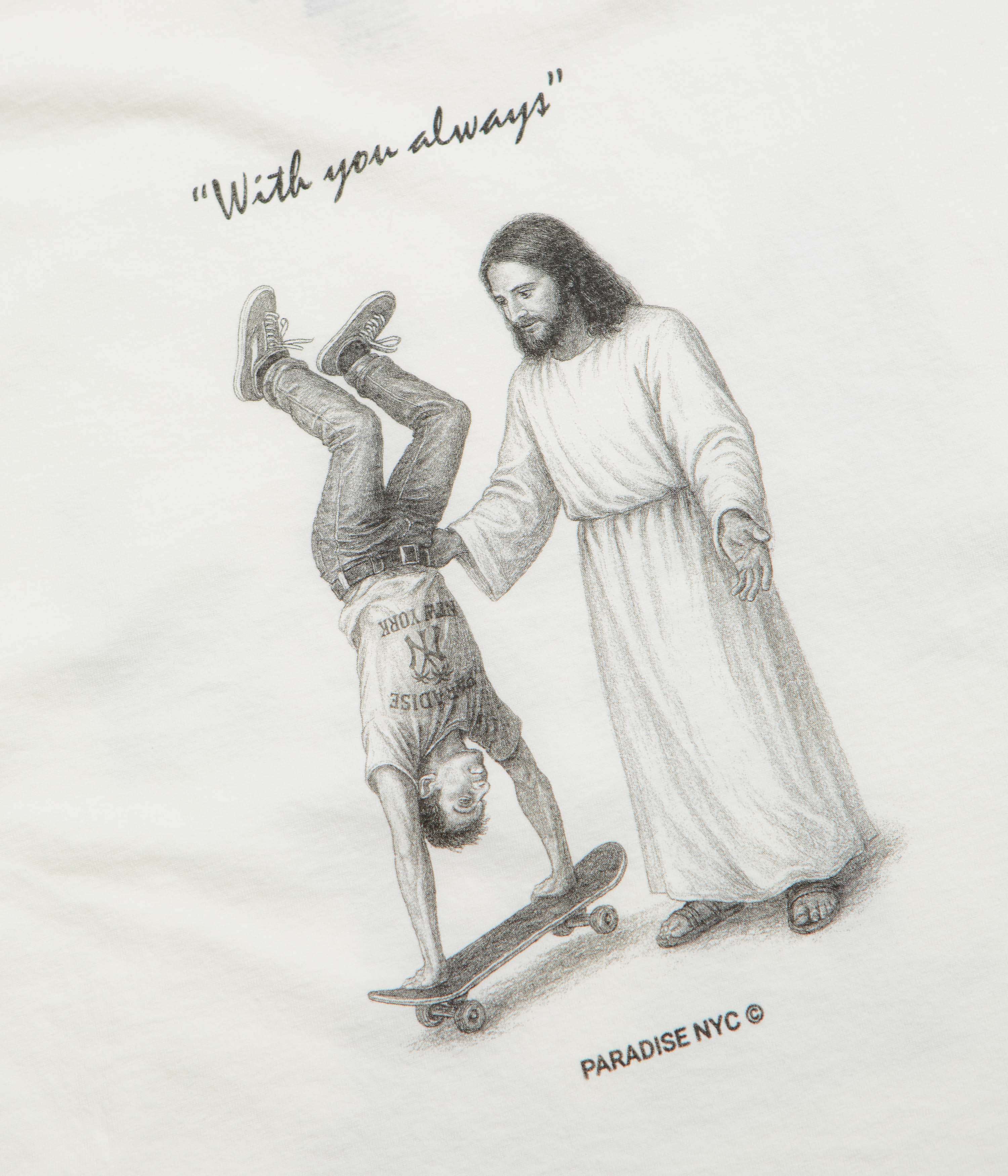 Paradise NYC With You Always T-Shirt - Off White