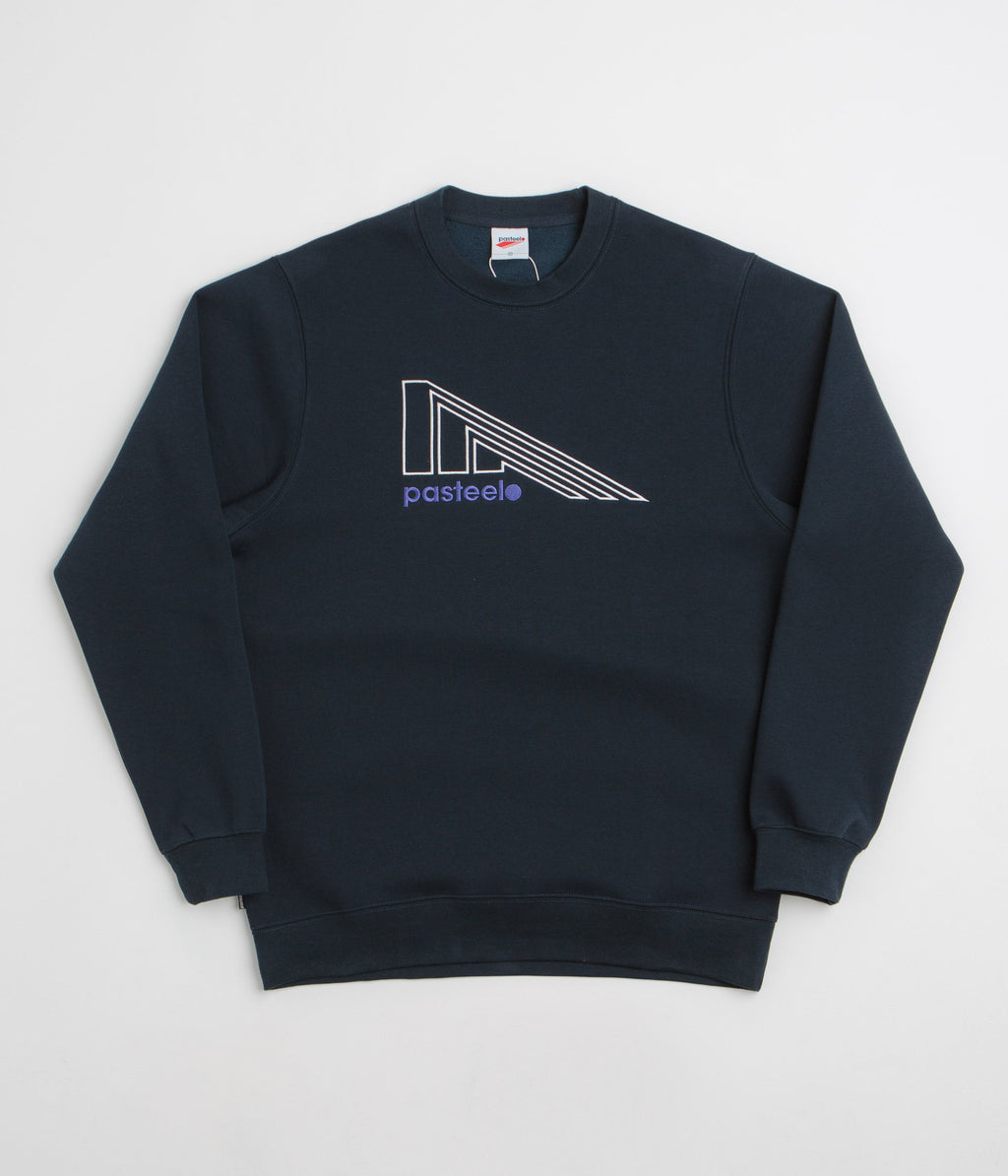 Pasteelo Flag Crewneck Sweatshirt - Navy