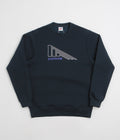 Pasteelo Flag Crewneck Sweatshirt - Navy