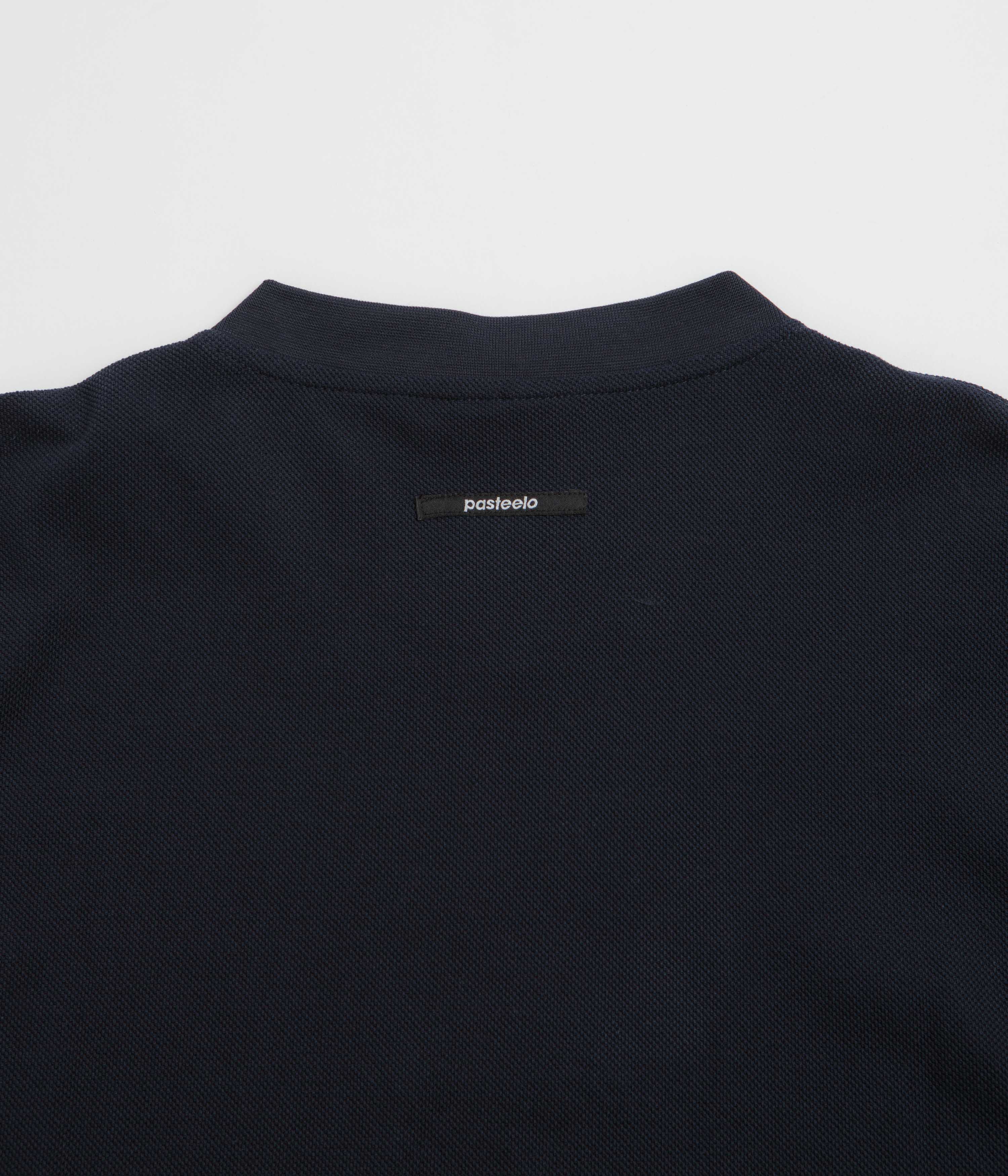 Pasteelo Pique Sports Long Sleeve T-Shirt - Navy