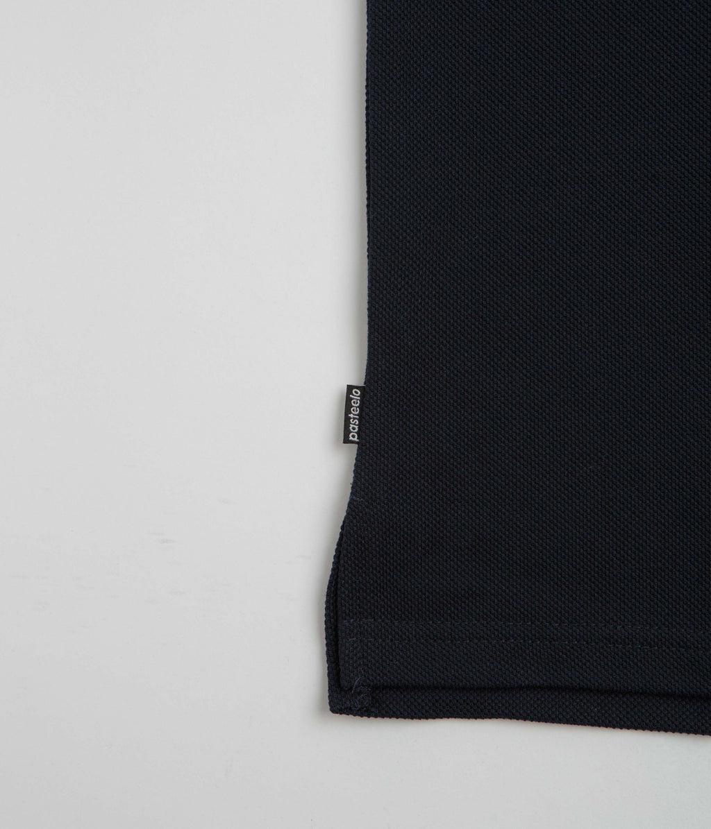 Pasteelo Pique Sports Long Sleeve T-Shirt - Navy