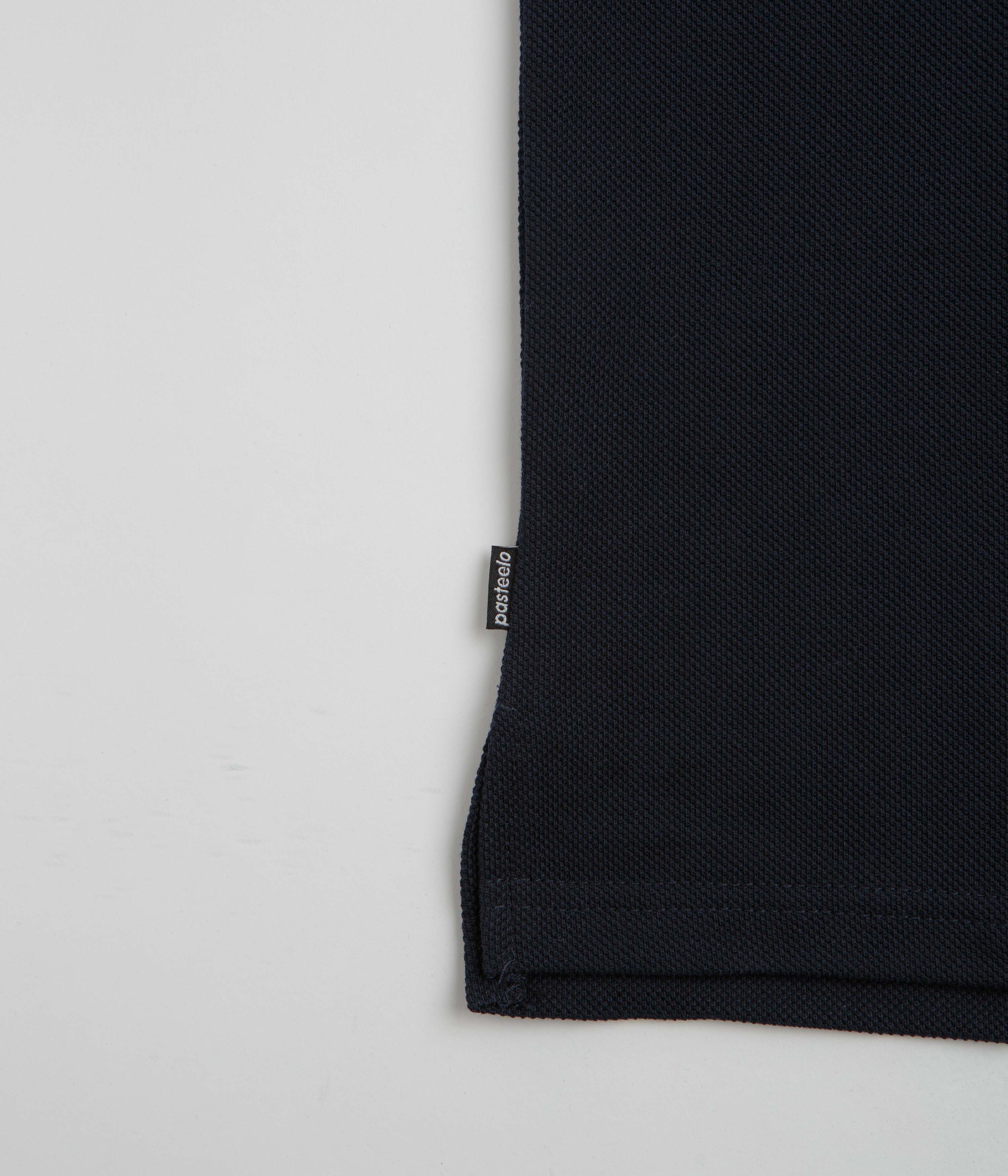 Pasteelo Pique Sports Long Sleeve T-Shirt - Navy