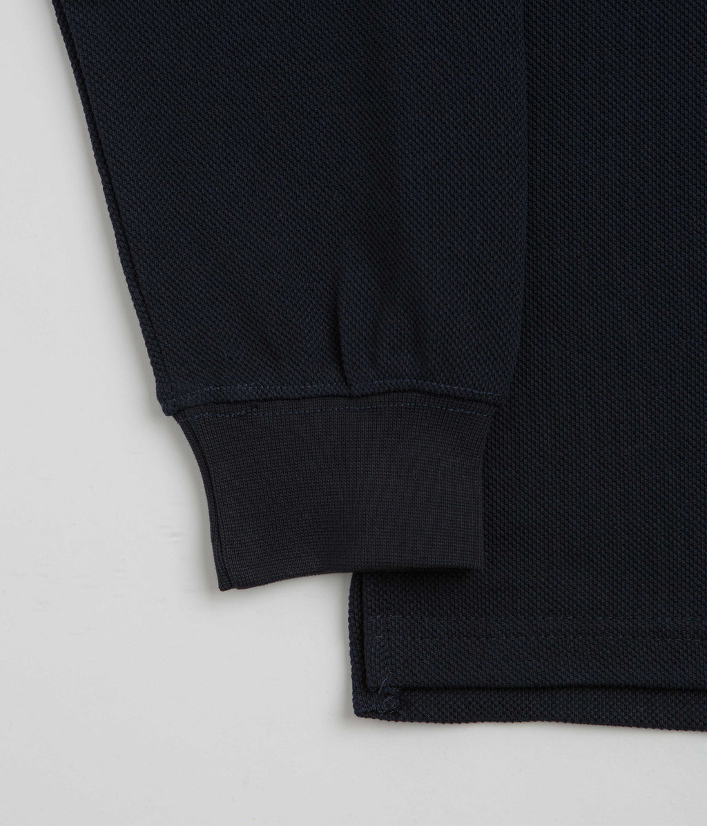 Pasteelo Pique Sports Long Sleeve T-Shirt - Navy
