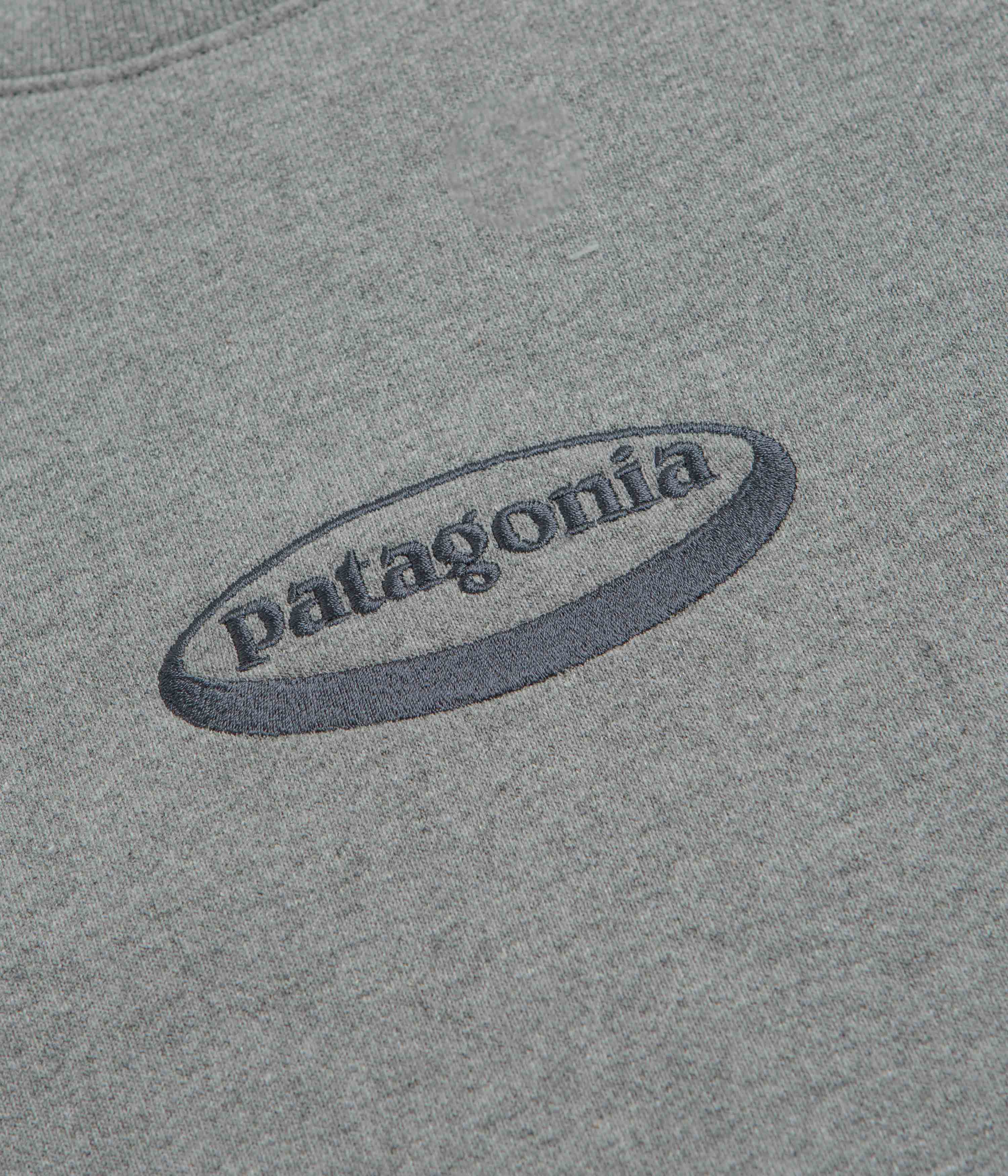 Patagonia 95 Oval Logo Uprisal Crewneck Sweatshirt - Gravel Heather