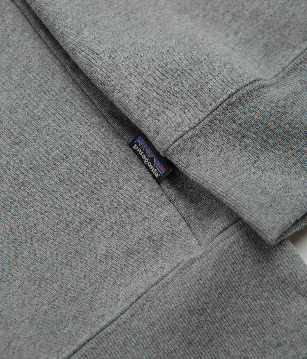 Patagonia 95 Oval Logo Uprisal Crewneck Sweatshirt - Gravel Heather