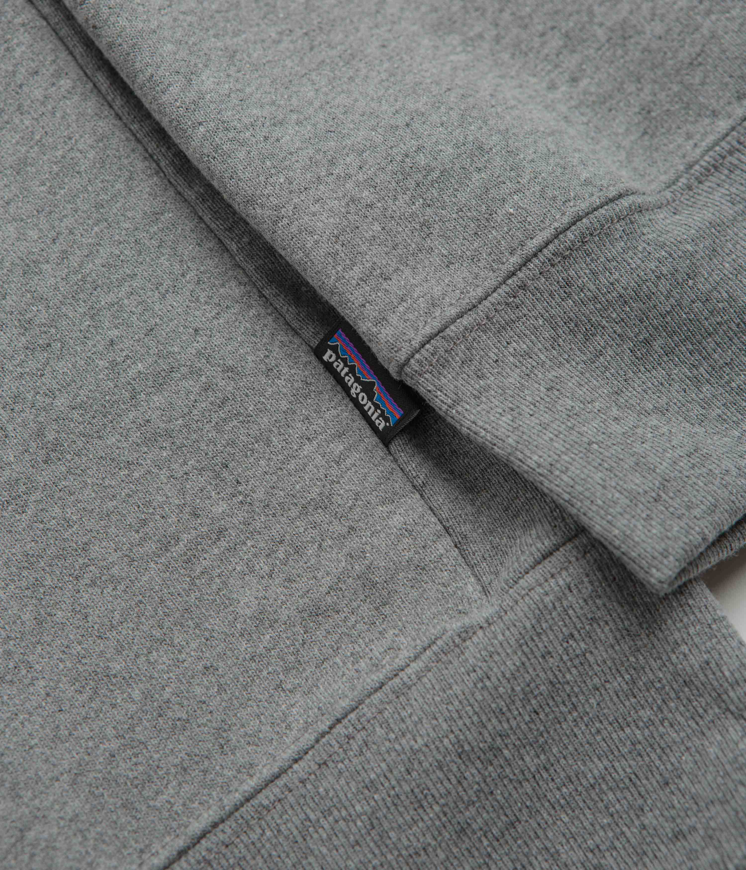 Patagonia 95 Oval Logo Uprisal Crewneck Sweatshirt - Gravel Heather