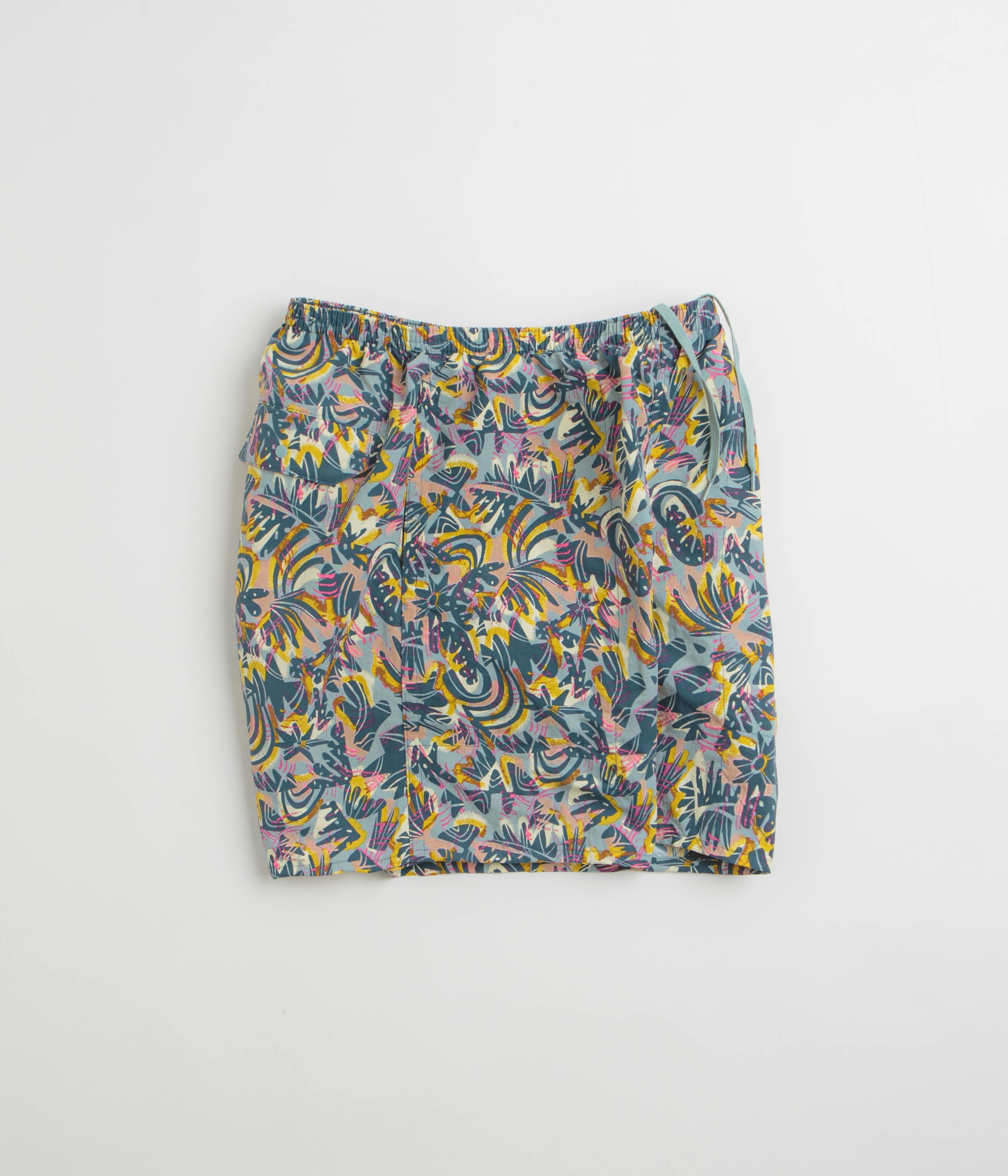 Patagonia Baggies Longs 7" Shorts - Wild Botanist: Tidal Teal