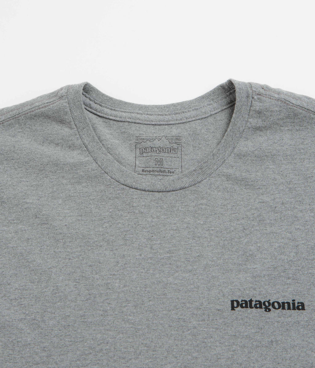 Patagonia P-6 Logo Responsibili-Tee T-Shirt - Gravel Heather