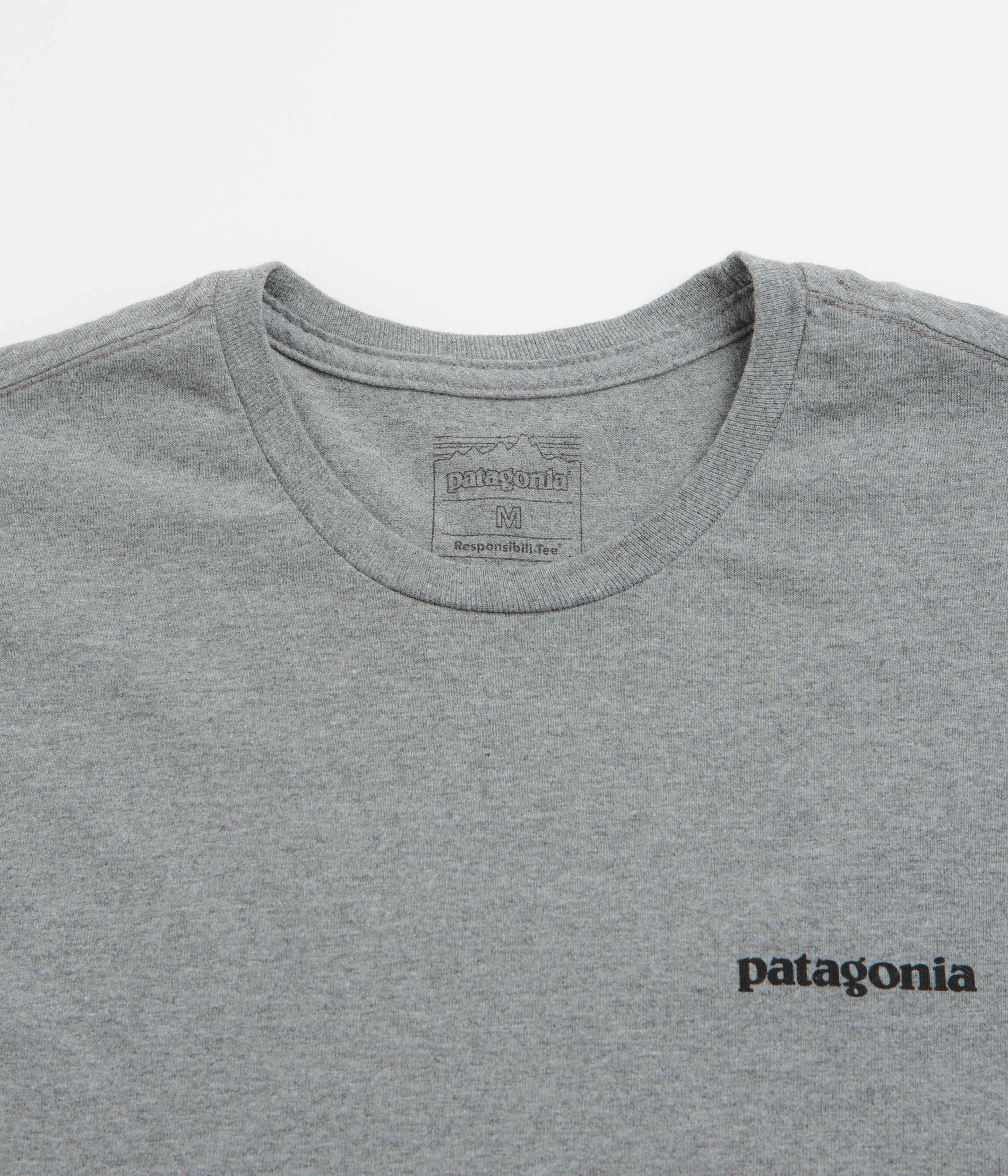 Patagonia P-6 Logo Responsibili-Tee T-Shirt - Gravel Heather