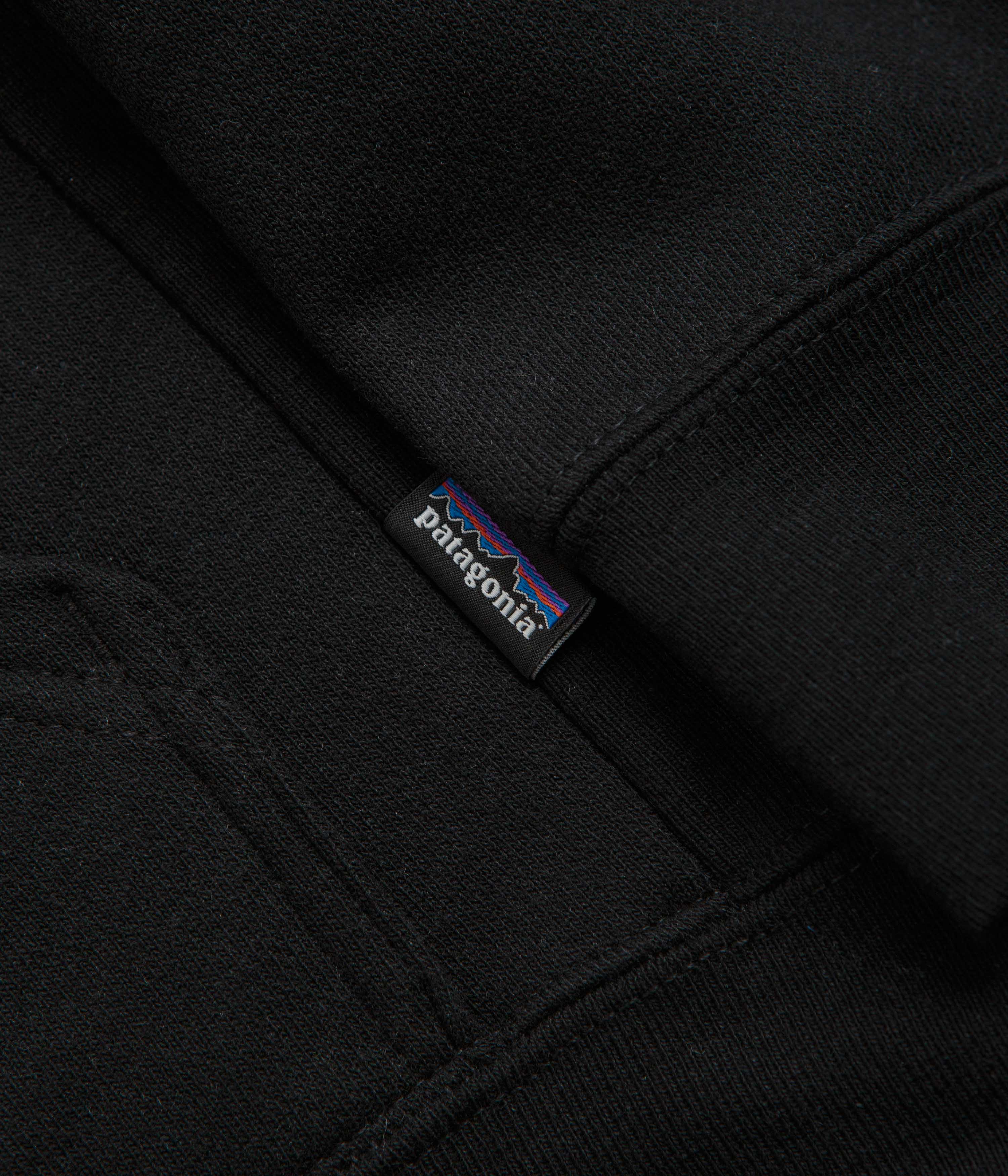Patagonia P-6 Logo Uprisal Hoodie - Black