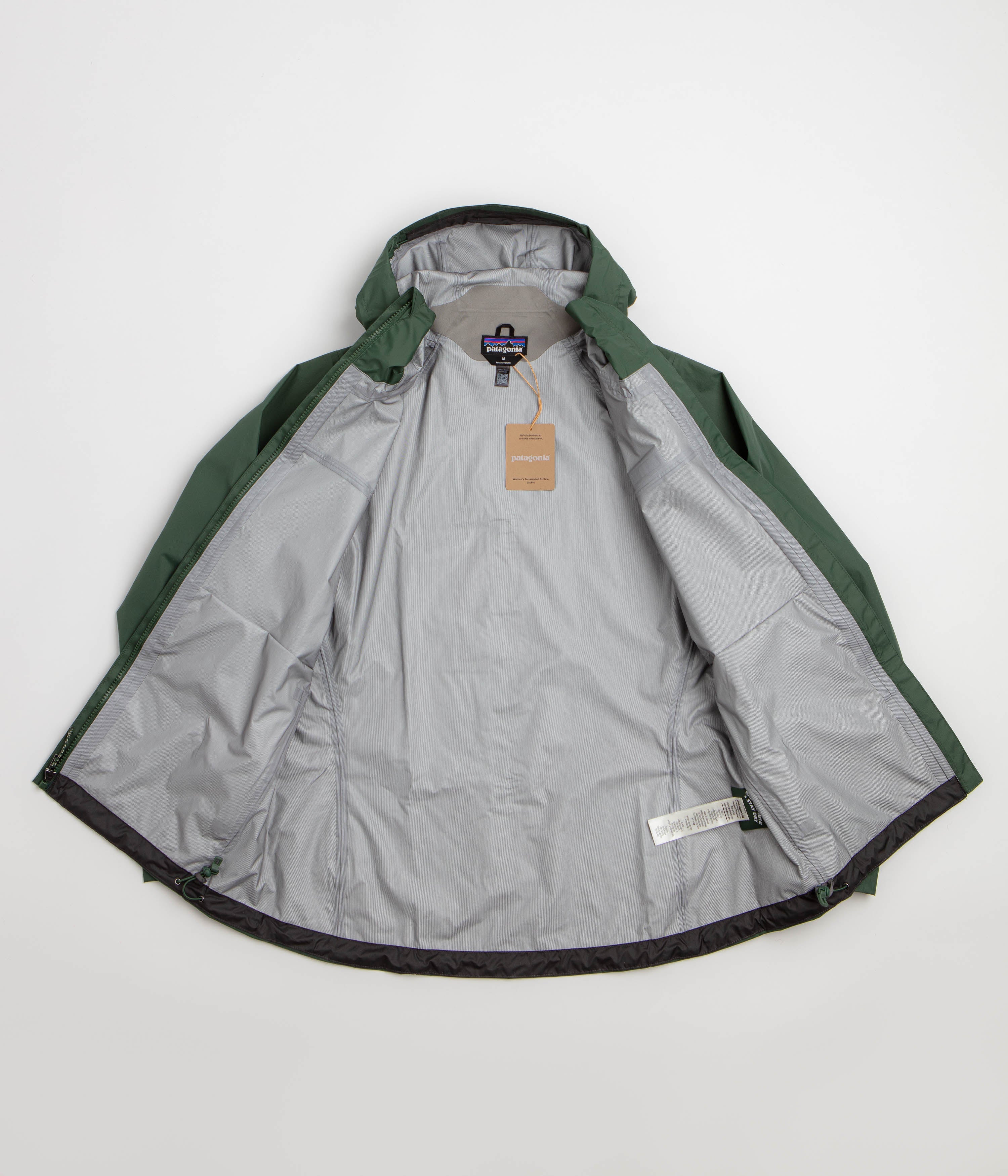 Patagonia Womens Torrentshell 3L Rain Jacket - Canopy Green
