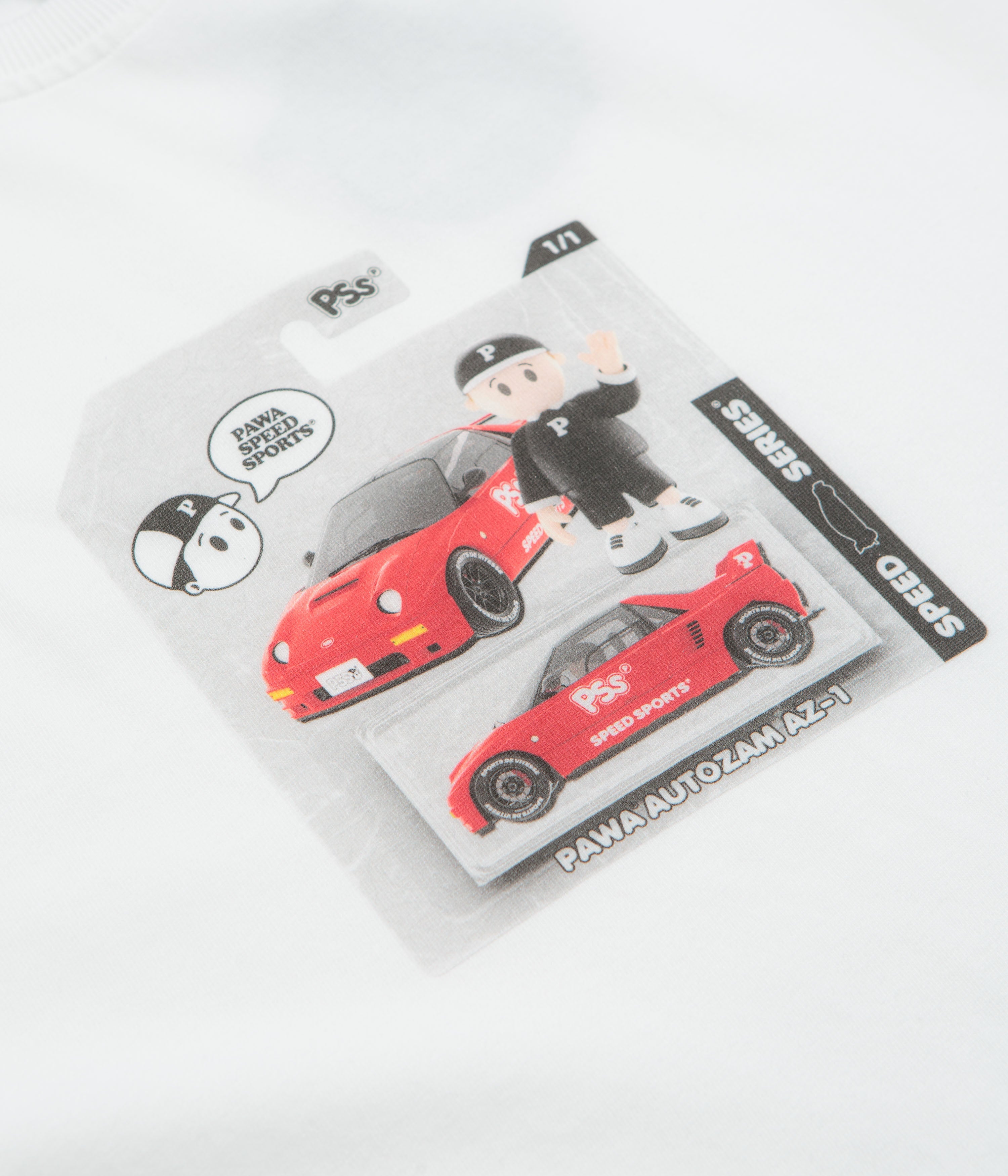 Pawa Speed Sports AZ1-Toy T-Shirt - White