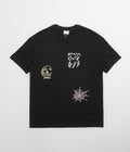 Poetic Collective Three Prints T-Shirt - Black