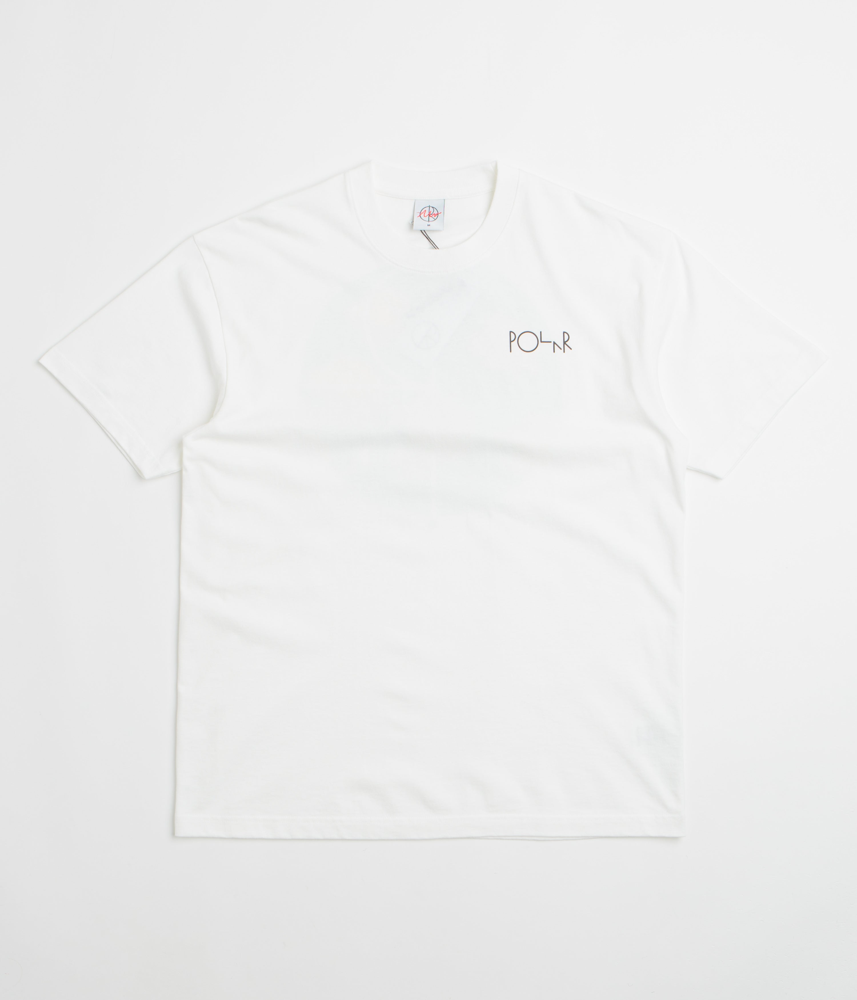 Polar Martas Roses Fill Logo T-Shirt - White