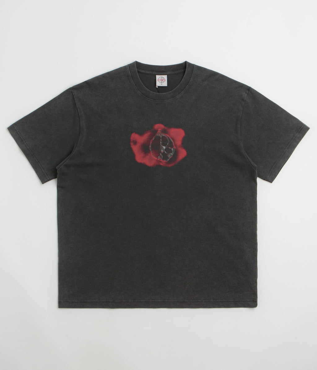 Polar Metal Logo T-Shirt - Silver Black / Red