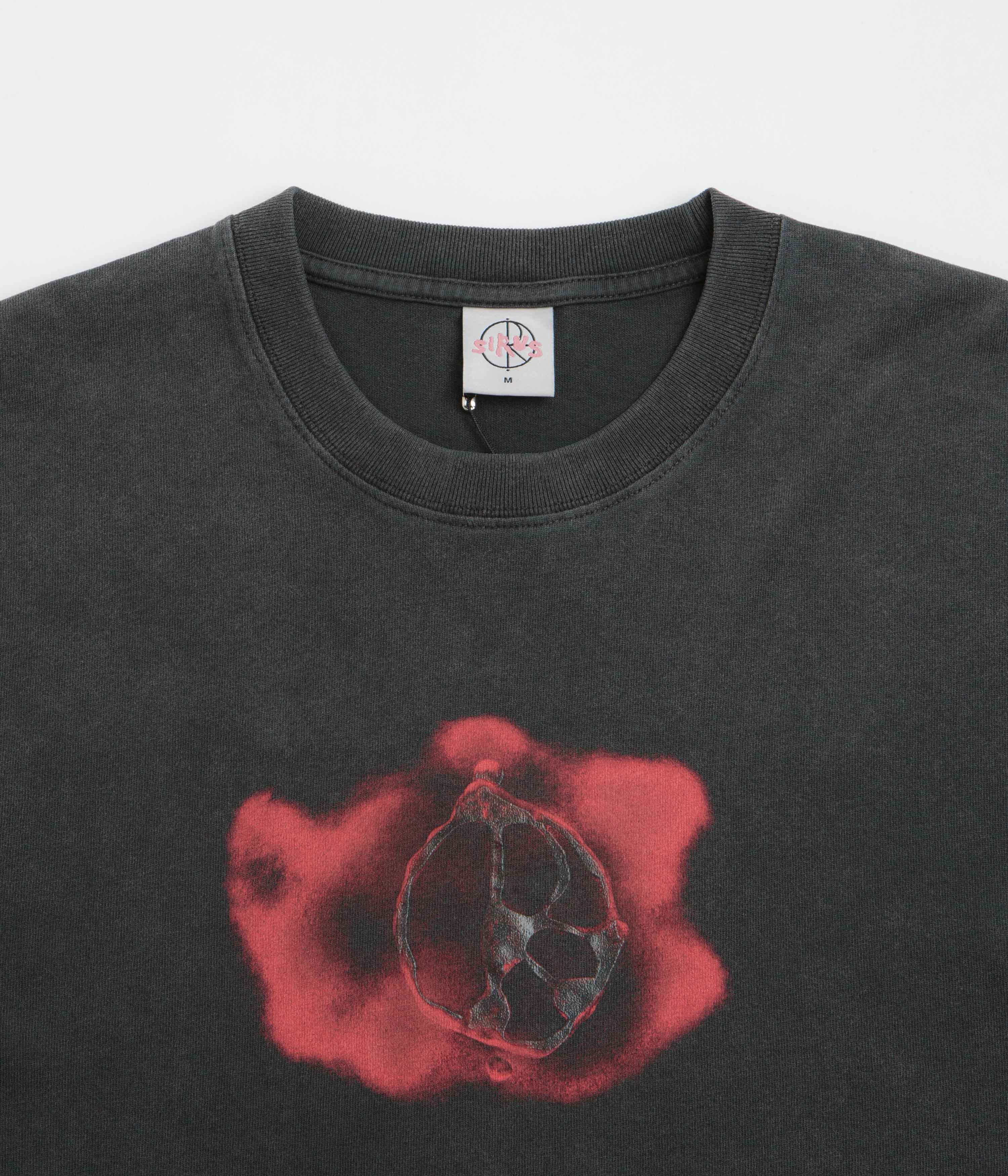 Polar Metal Logo T-Shirt - Silver Black / Red
