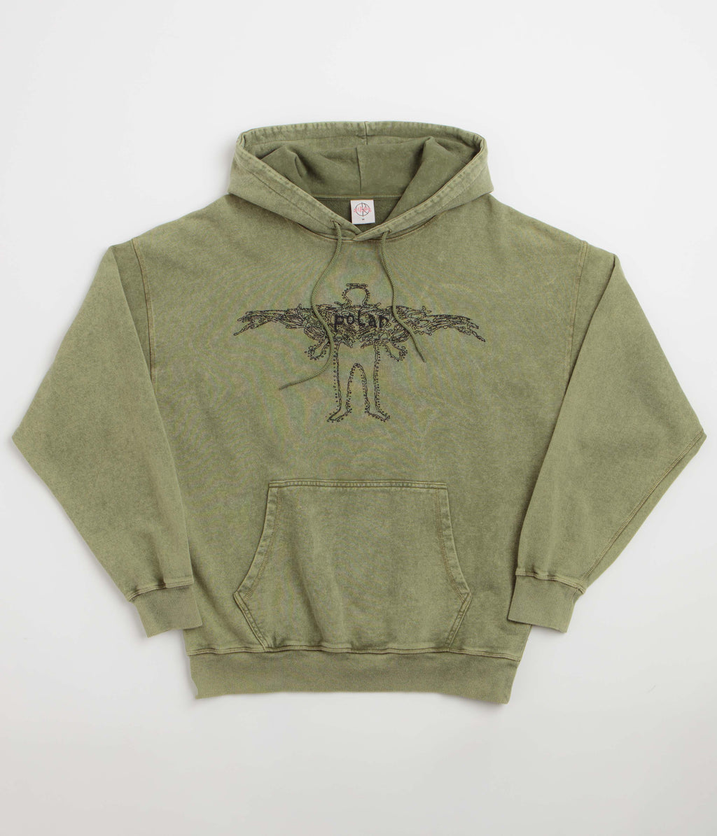 Polar Soul Acid Frank Hoodie - Army Green
