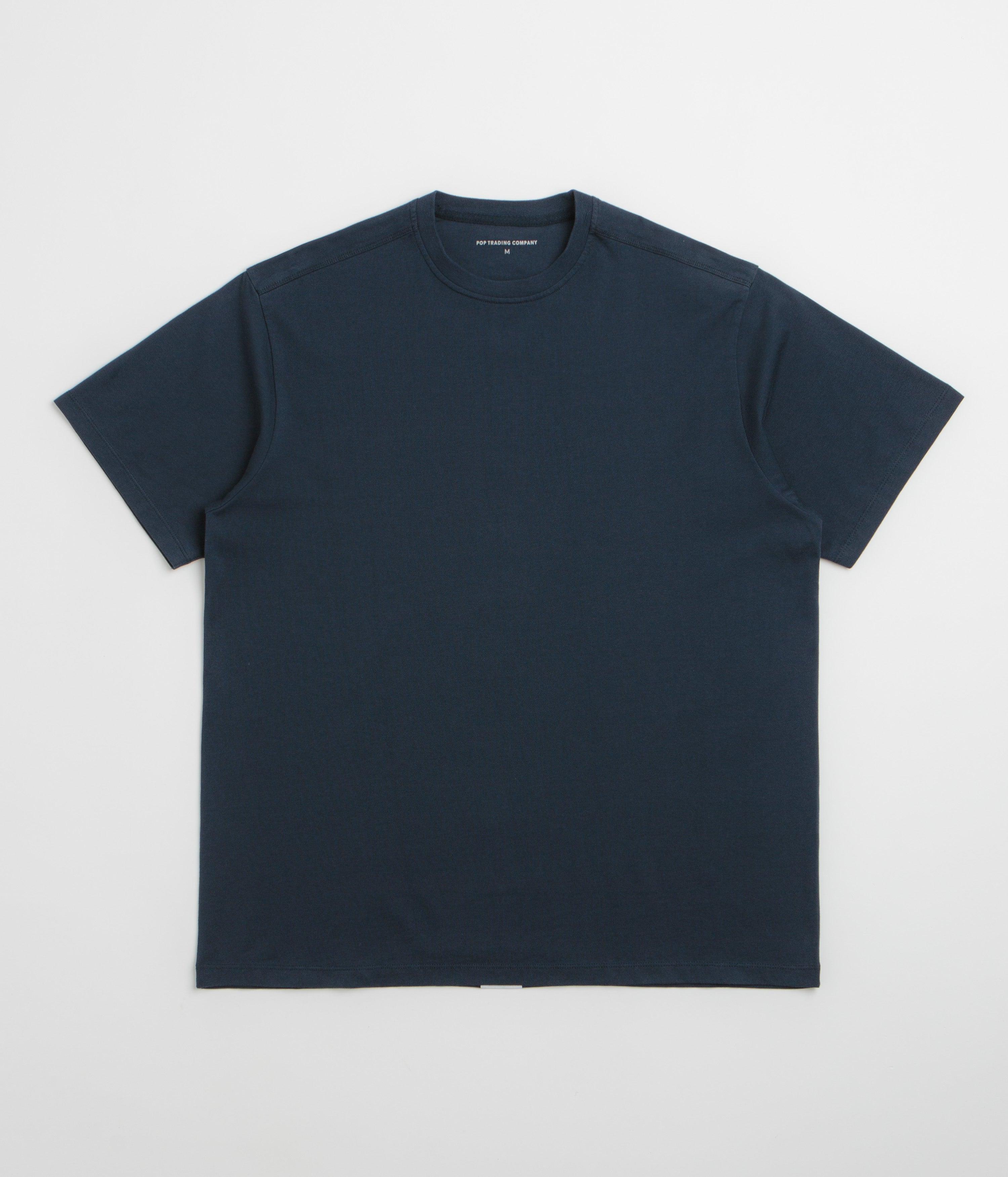 Pop Trading Company Backstripe T-Shirt - Navy