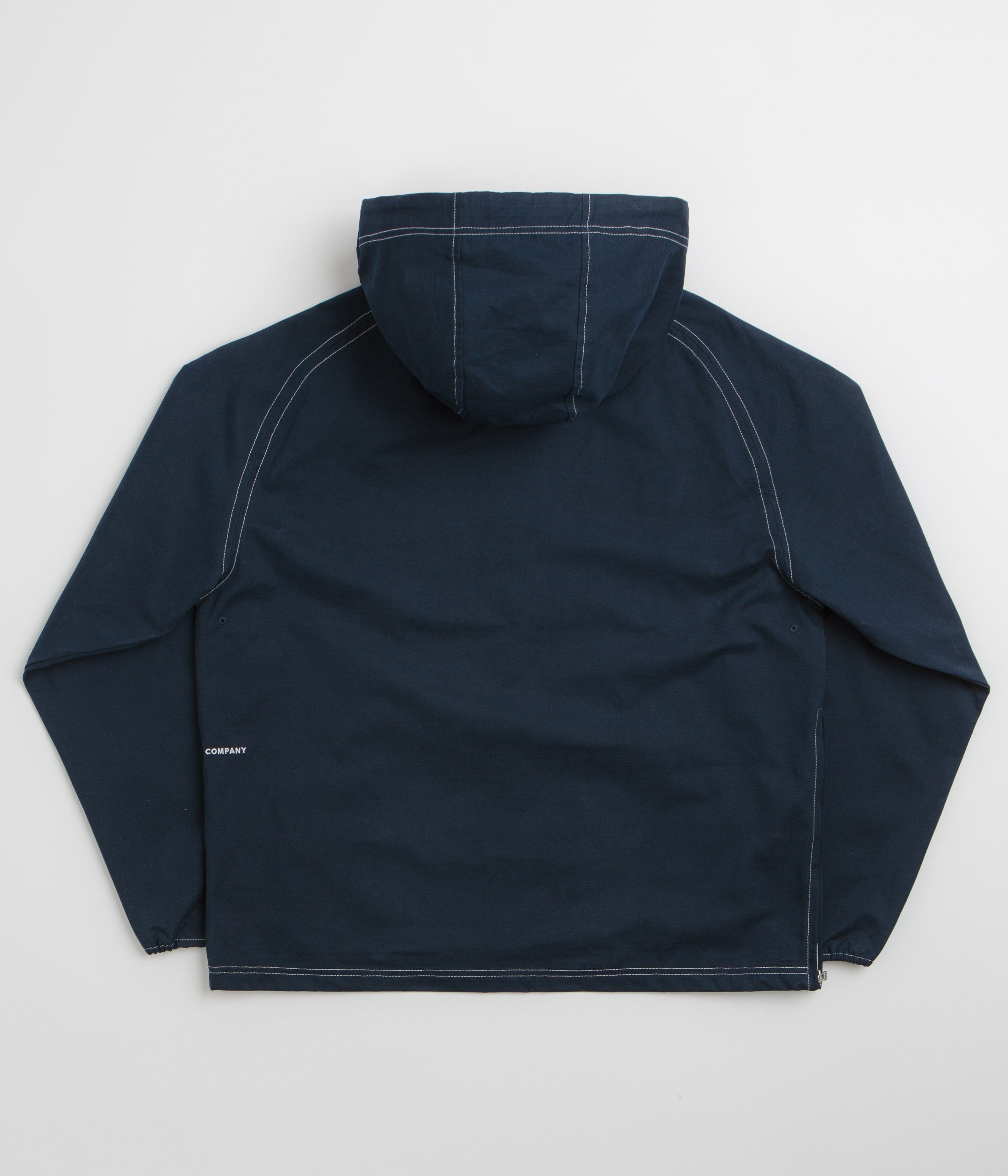 Pop Trading Company DRS Hooded Halfzip Jacket - Navy