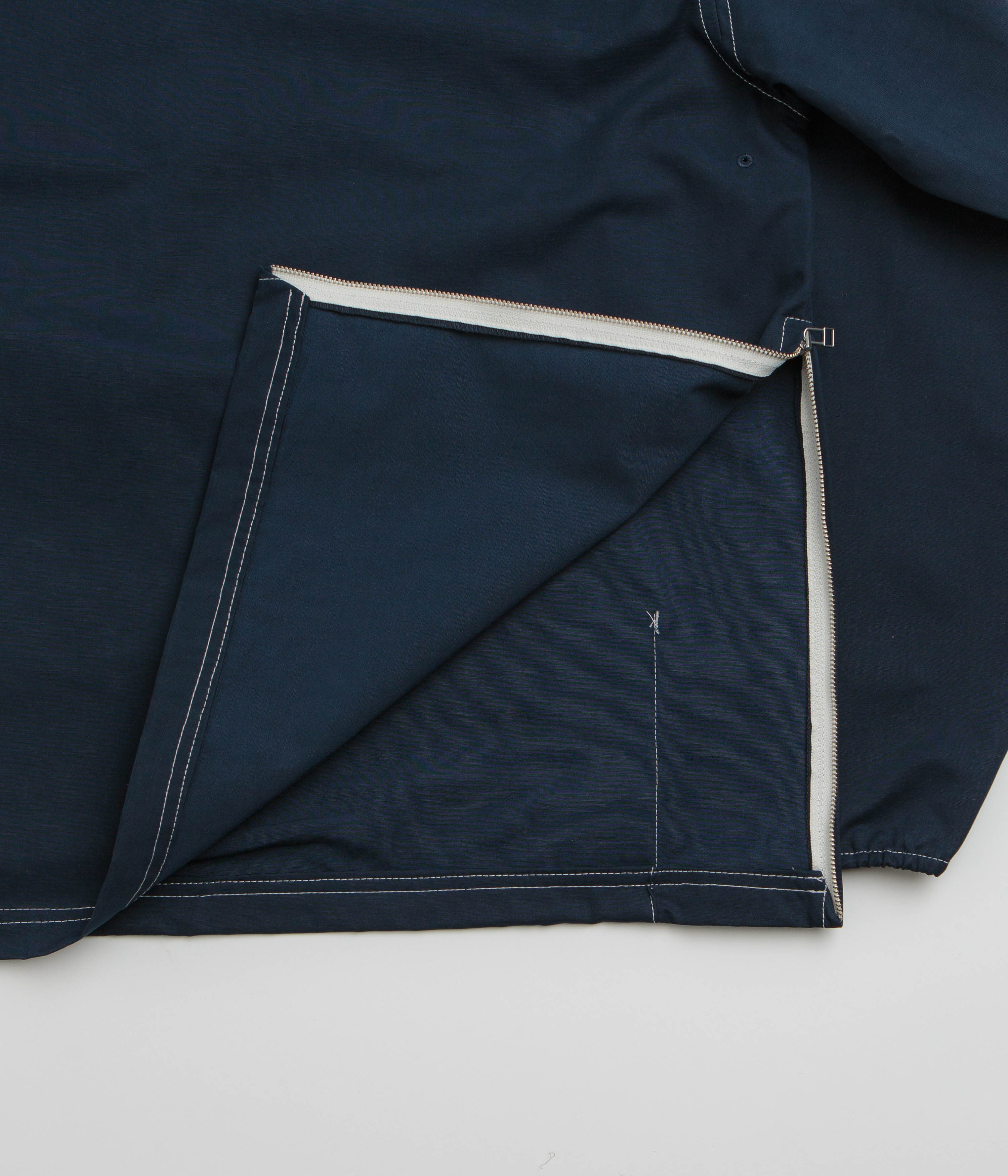 Pop Trading Company DRS Hooded Halfzip Jacket - Navy