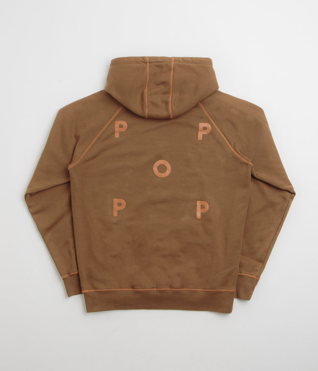 Pop Trading Company Logo Hoodie - Bison