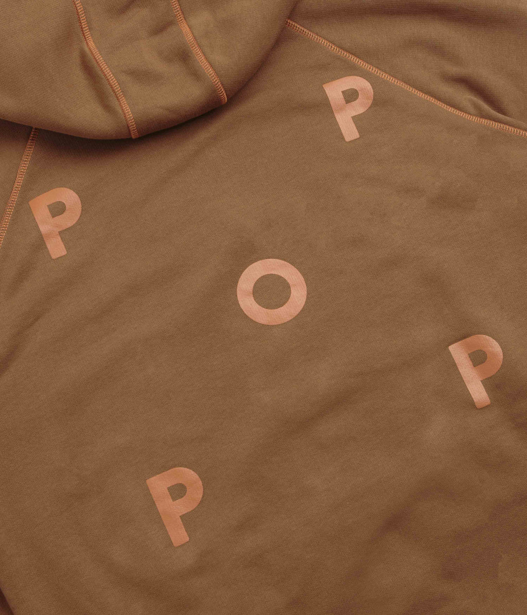 Pop Trading Company Logo Hoodie - Bison