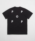 Pop Trading Company Logo T-Shirt - Black / White