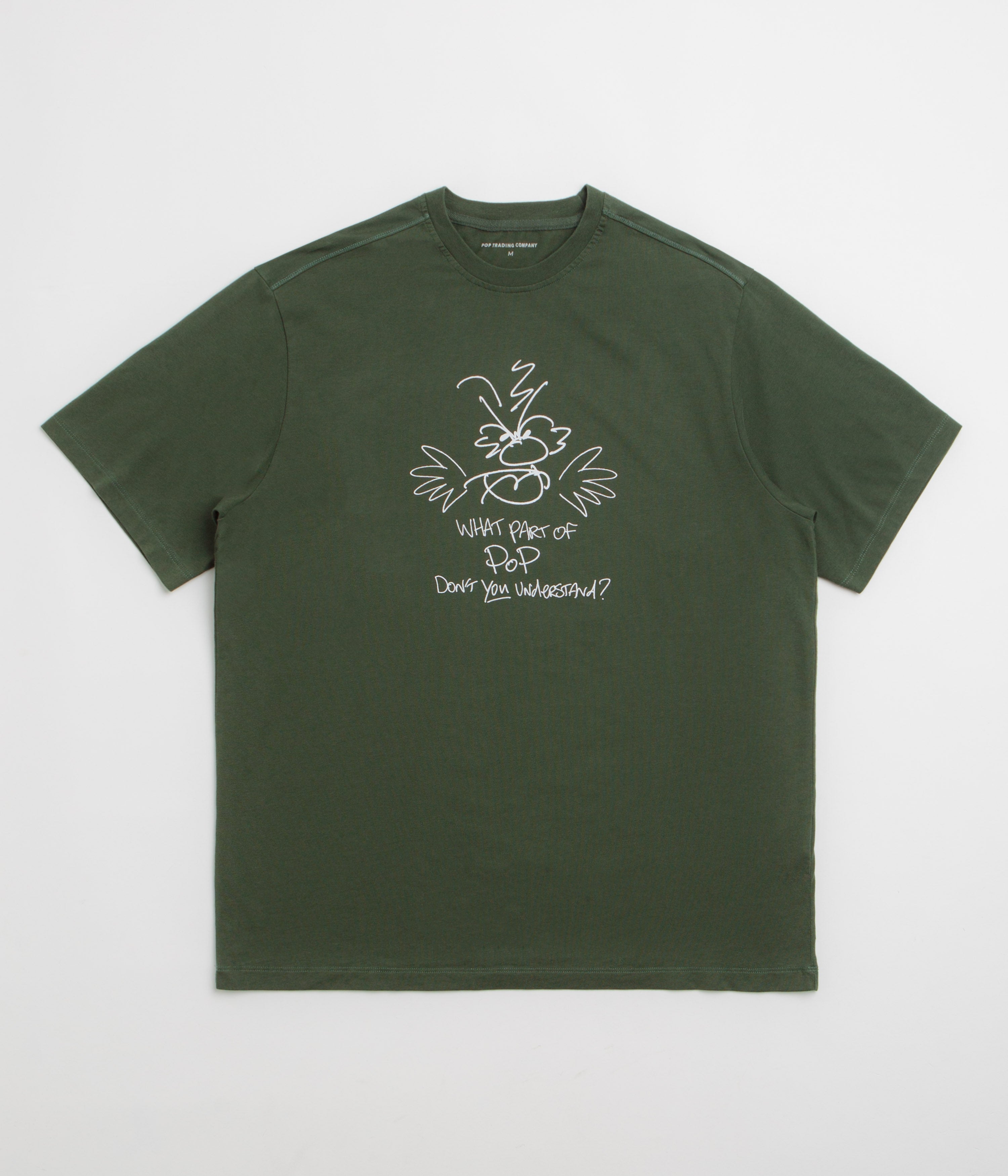 Pop Trading Company Understand T-Shirt - Duffel Green