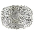 Rectangle Floral Buckle