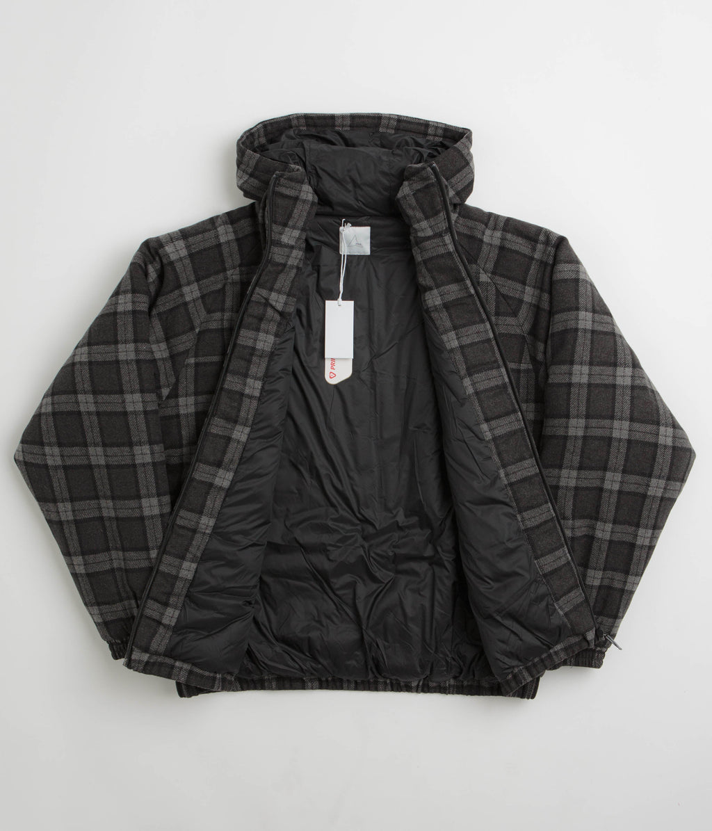 ROA Logger Primaloft Checked Jacket - Anthracite