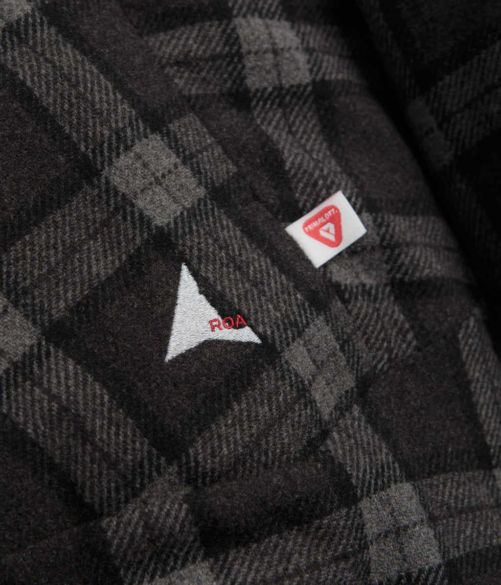 ROA Logger Primaloft Checked Jacket - Anthracite