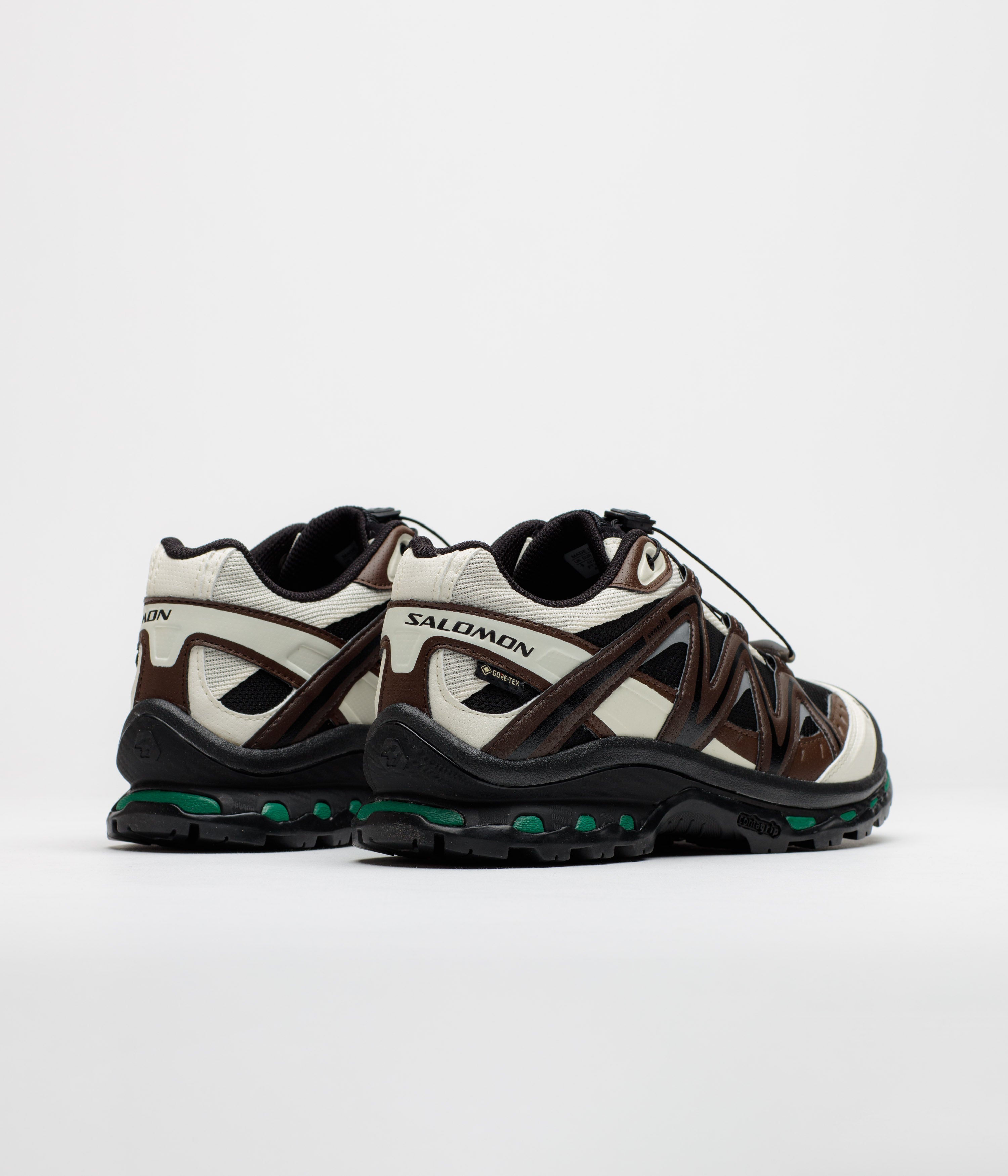 Salomon XT-Quest GTX Shoes - Black / Delicioso / Green Jacket