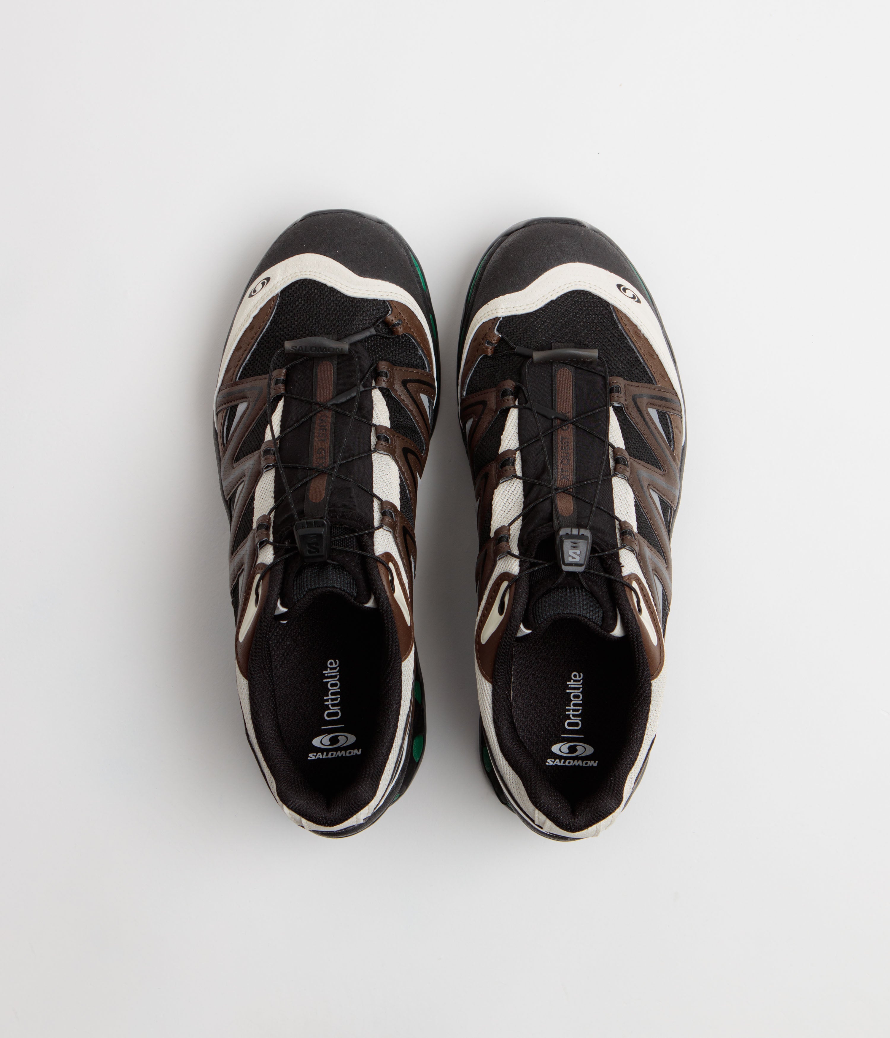 Salomon XT-Quest GTX Shoes - Black / Delicioso / Green Jacket