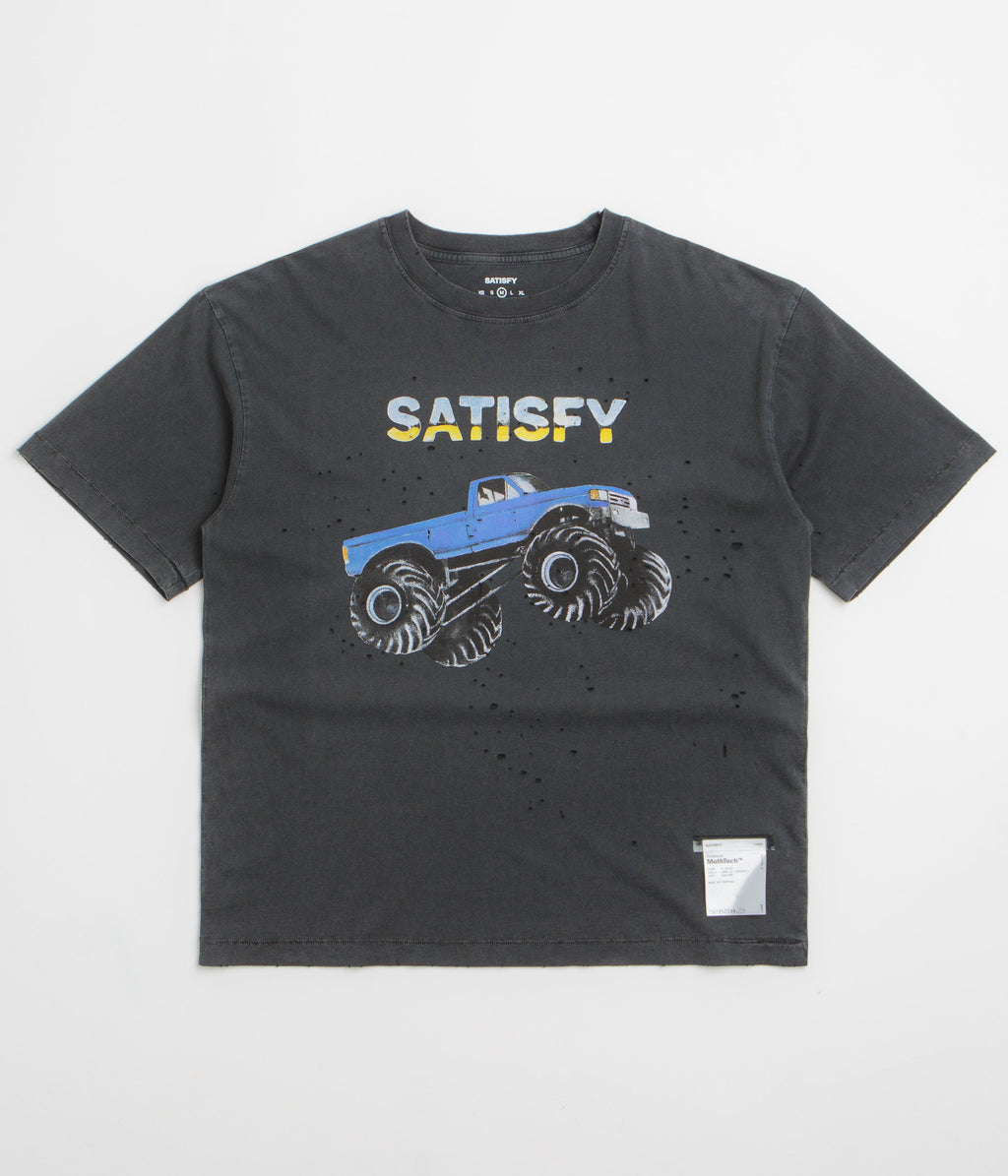 Satisfy MothTech Monster Truck T-Shirt - Aged Black