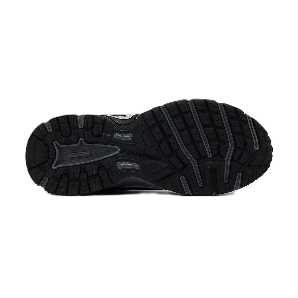 Saucony Ride Millenium Black Metallic Silver Gs
