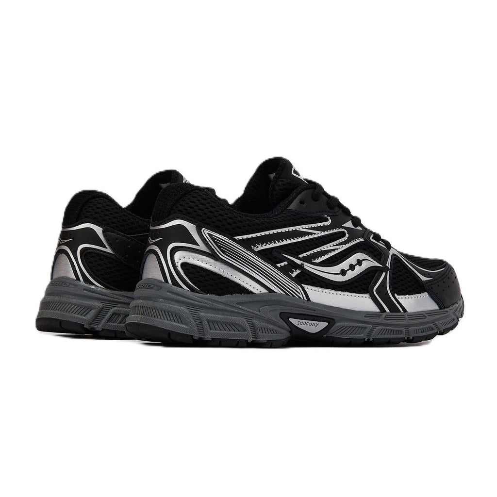 Saucony Ride Millenium Black Metallic Silver Gs