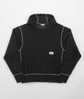 Service Works Contrast Stitch Hoodie - Black