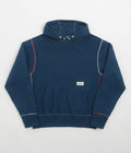 Service Works Contrast Stitch Hoodie - Navy