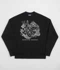 Service Works Frequent Flyer Crewneck Sweatshirt - Black