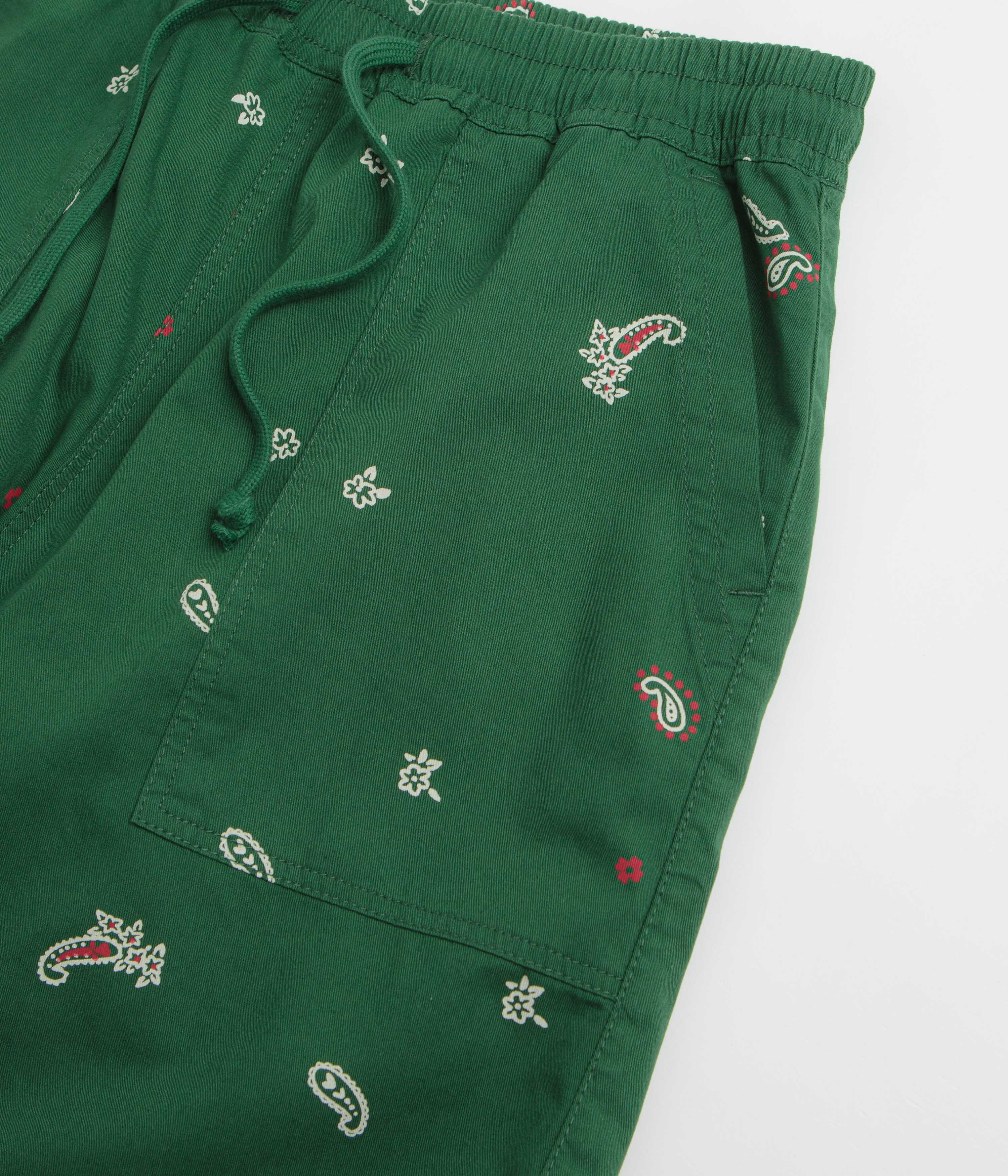Service Works Paisley Chef Shorts - Forest