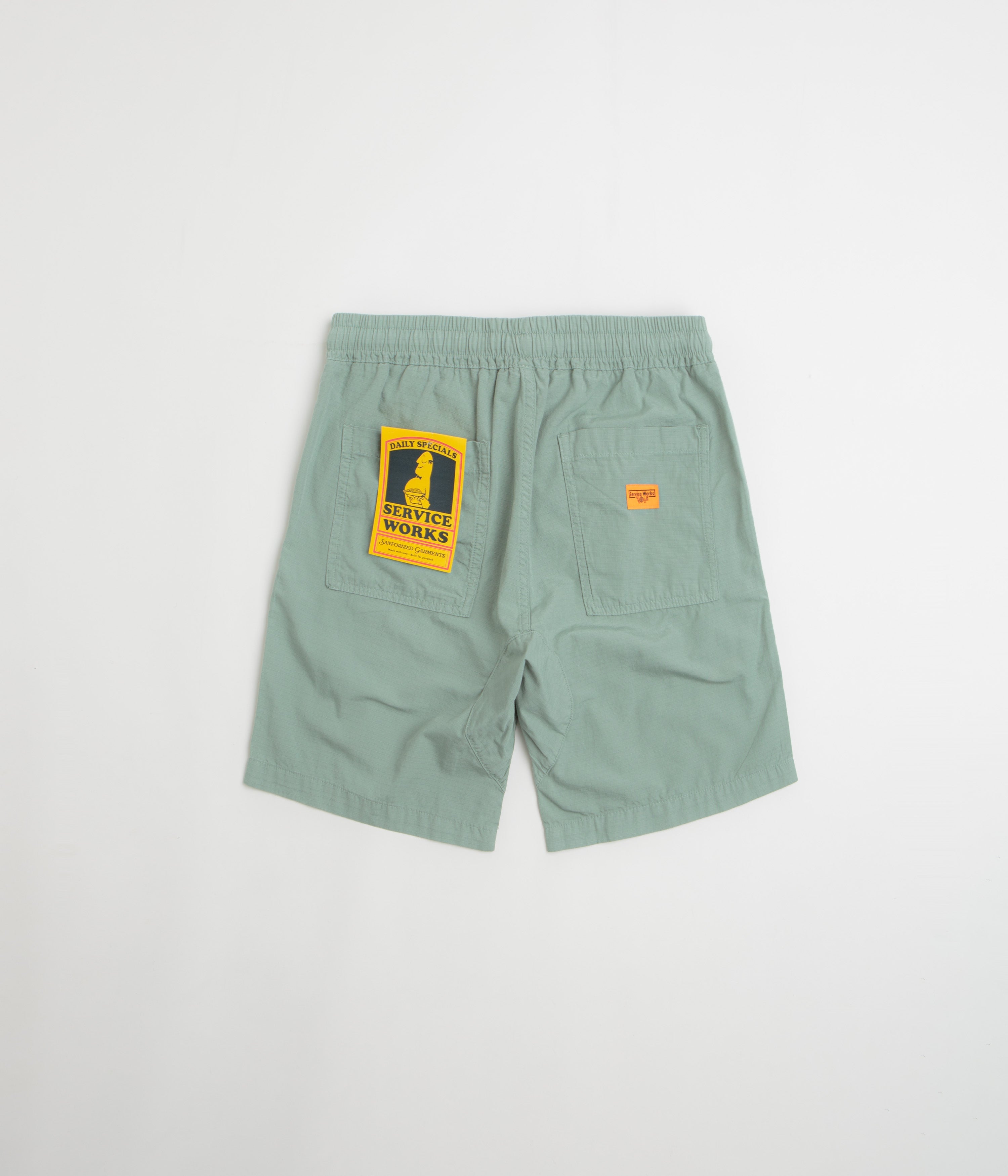 Service Works Ripstop Chef Shorts - Sage