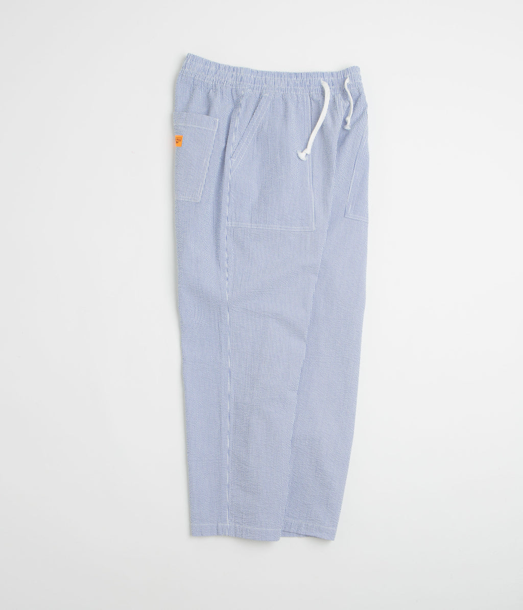 Service Works Seersucker Chef Pants - Navy Stripe