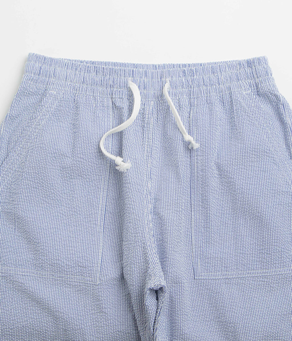 Service Works Seersucker Chef Pants - Navy Stripe