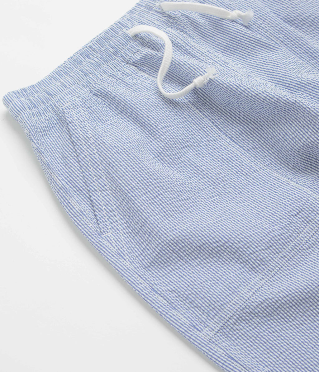 Service Works Seersucker Chef Pants - Navy Stripe