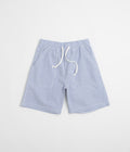 Service Works Seersucker Chef Shorts - Navy Stripe