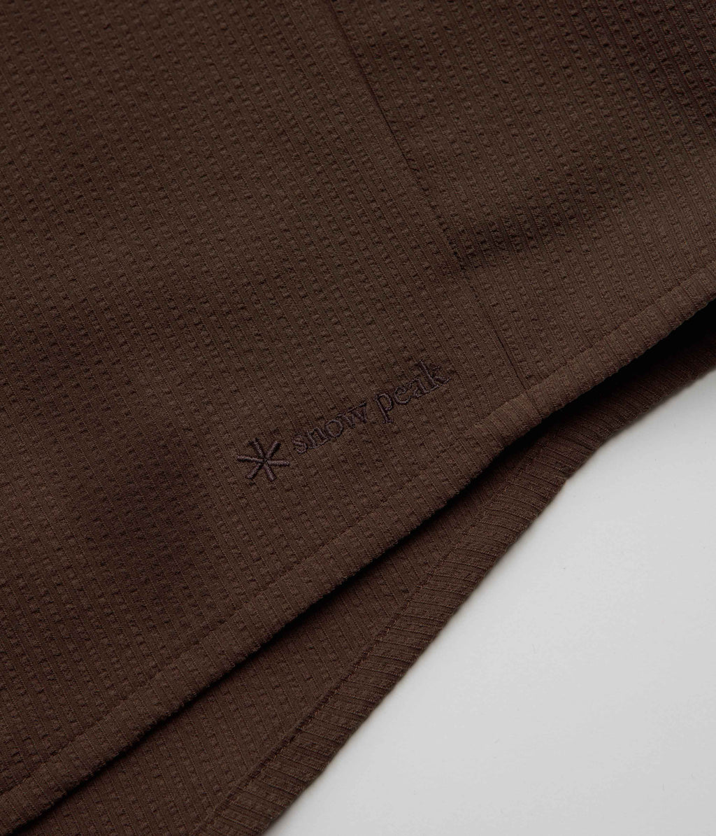 Snow Peak Airo Short Sleeve Shirt - Brown