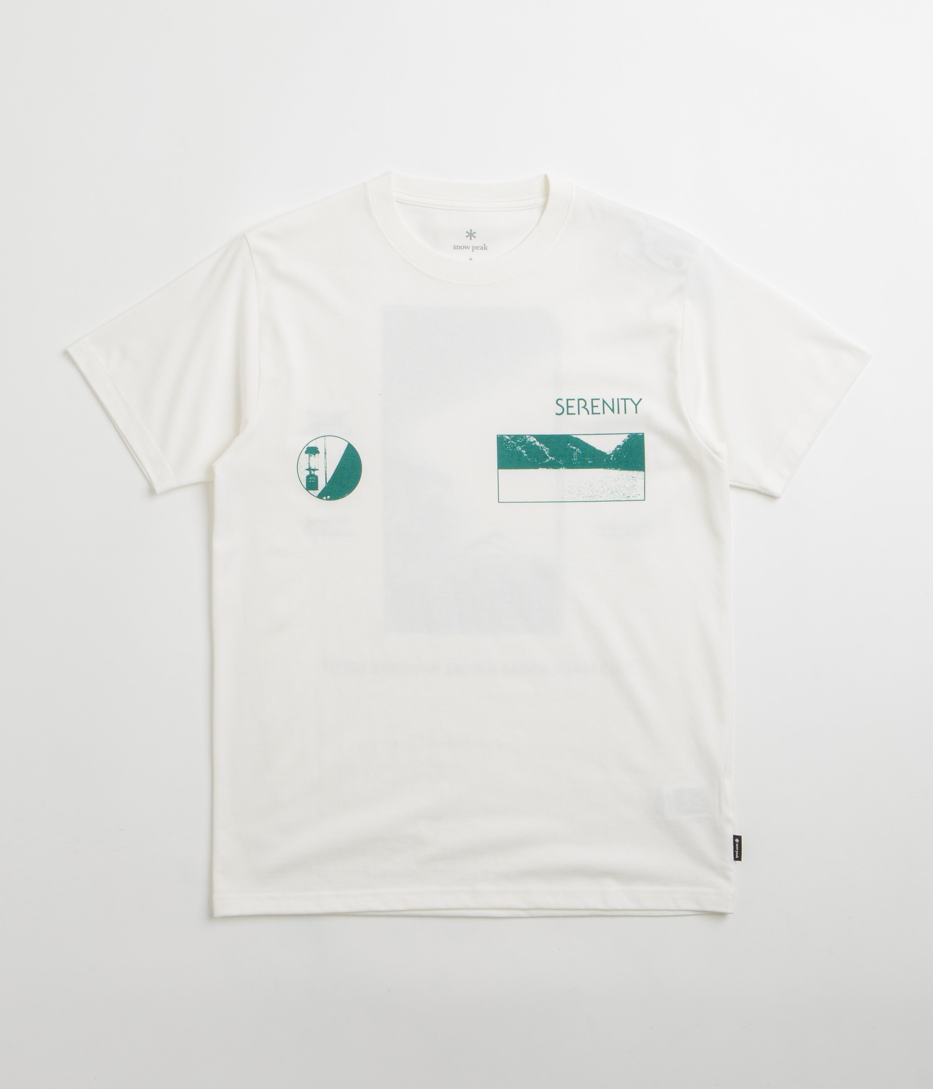 Snow Peak CF Landscape T-Shirt - Off White