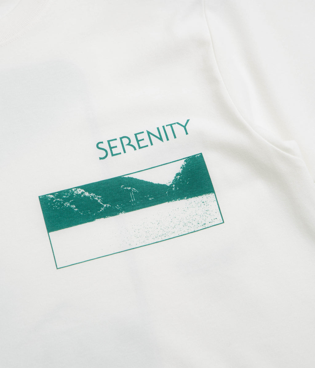 Snow Peak CF Landscape T-Shirt - Off White