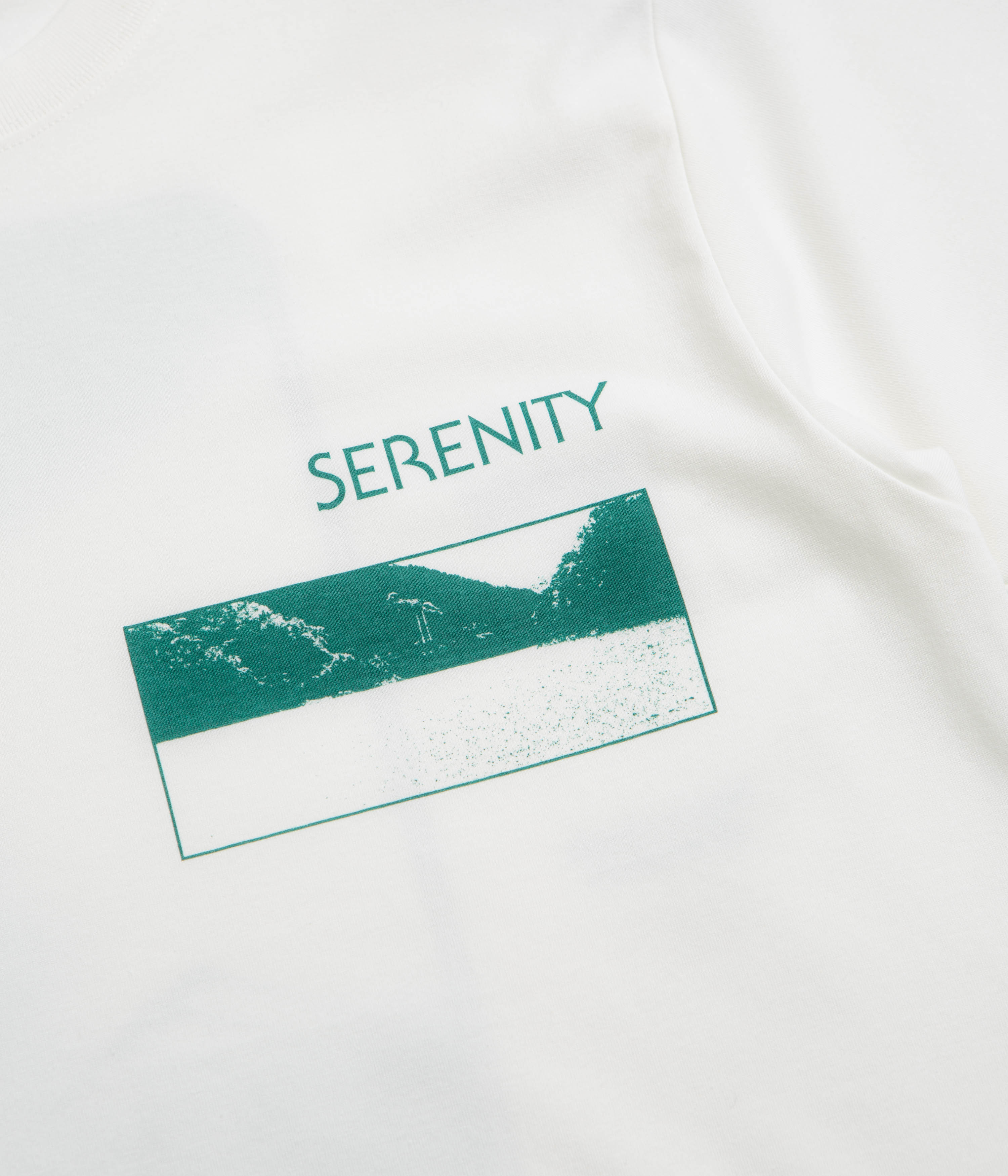 Snow Peak CF Landscape T-Shirt - Off White